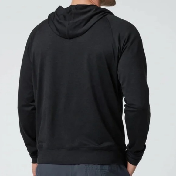 Vuori Ponto Performance Half-Zip Hoodie Black Medium - Picture 2 of 11